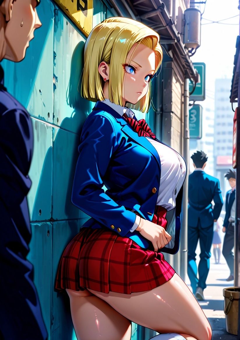 クラスの一軍女子 人造〇間18号 は発情期 - サンプル画像 2