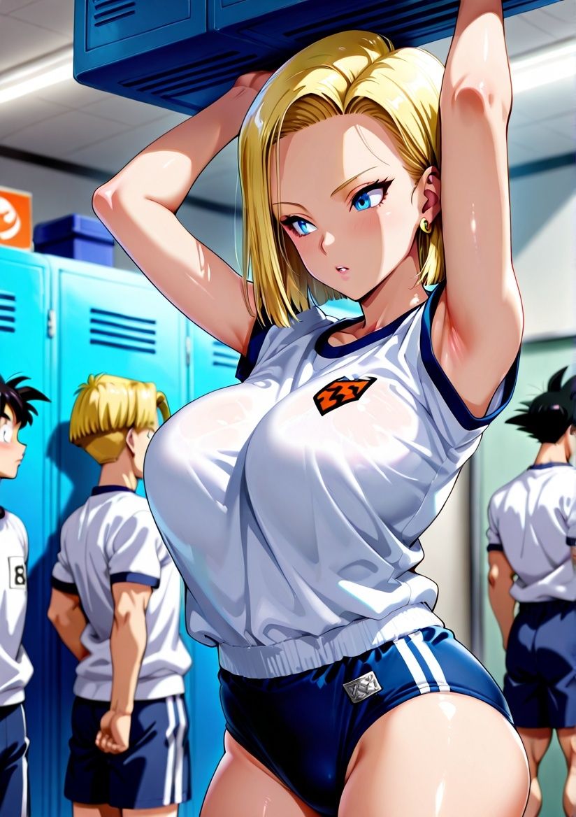 クラスの一軍女子 人造〇間18号 は発情期 - サンプル画像 8