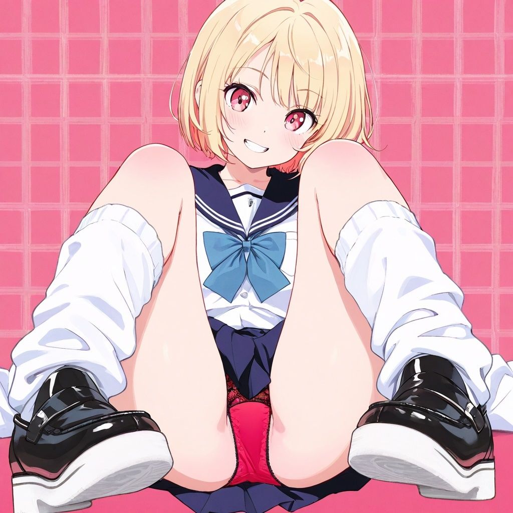 ルーズソックスJKのM字パンチラ  Vol.2 - サンプル画像 3