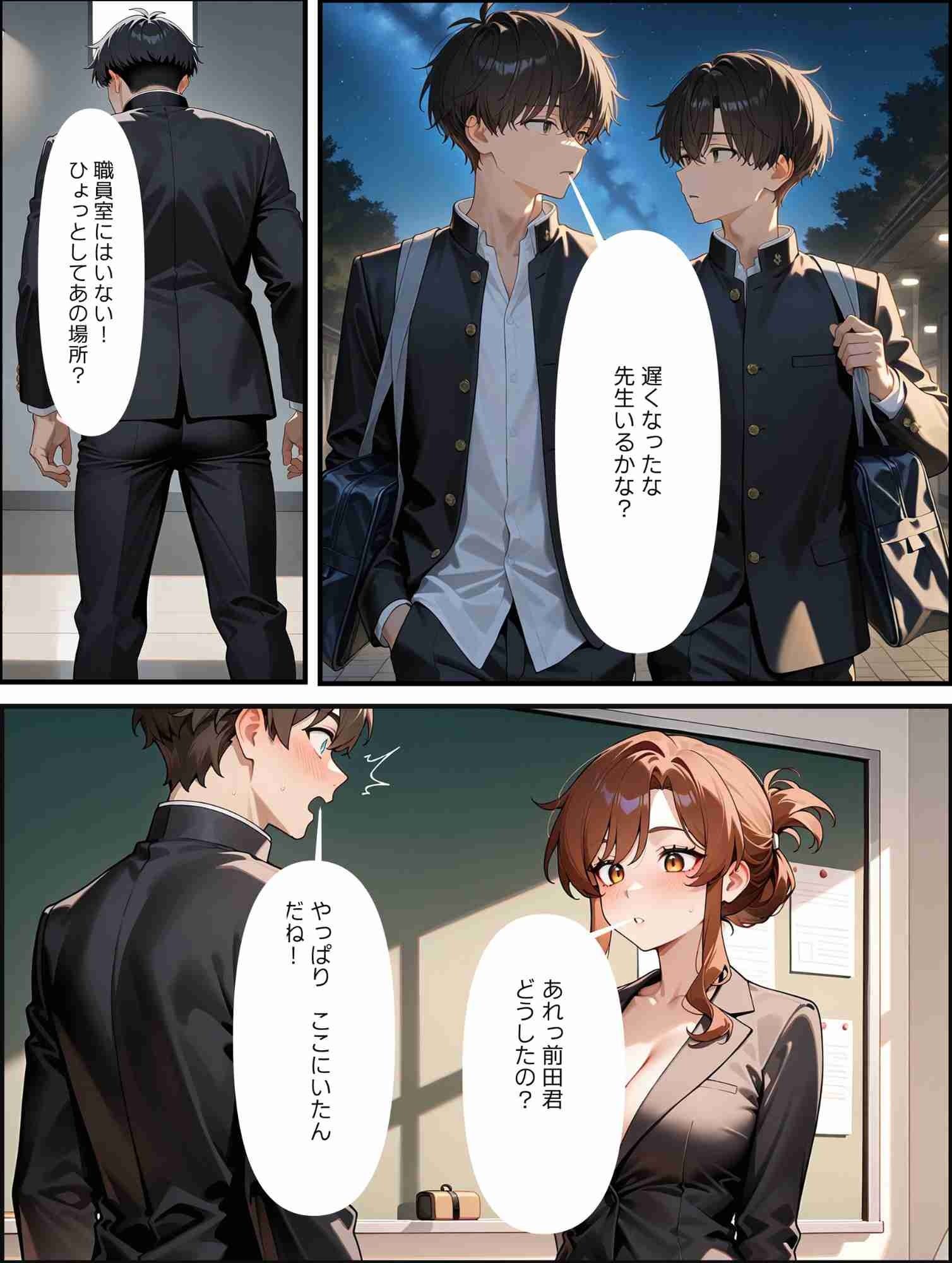 未亡人先生と最後の授業〜魅惑の初体験 - サンプル画像 3