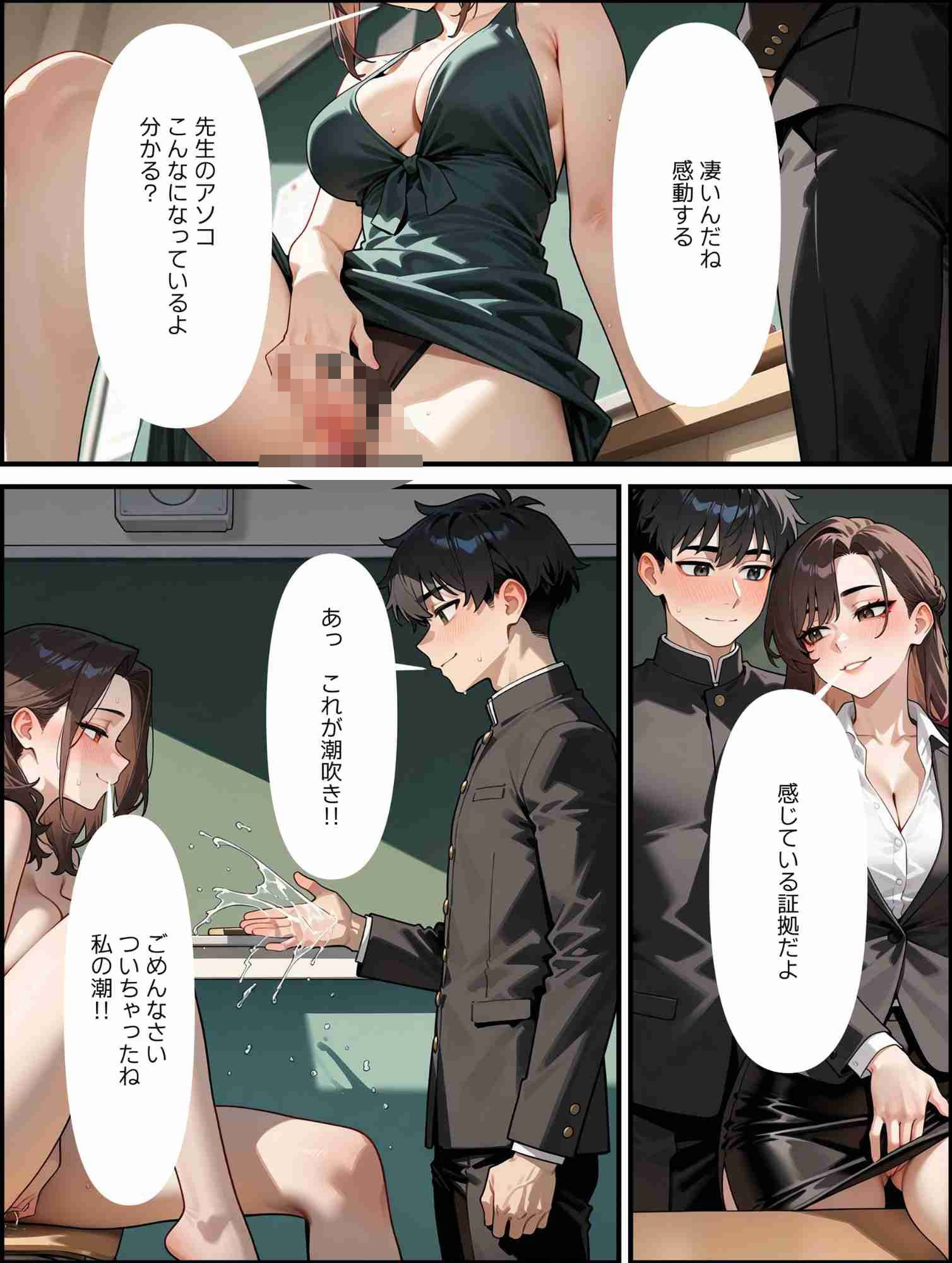 未亡人先生と最後の授業〜魅惑の初体験 - サンプル画像 6