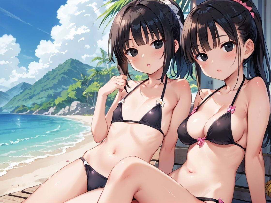 淫乱学園〜海で行うHな課外学習 - サンプル画像 1