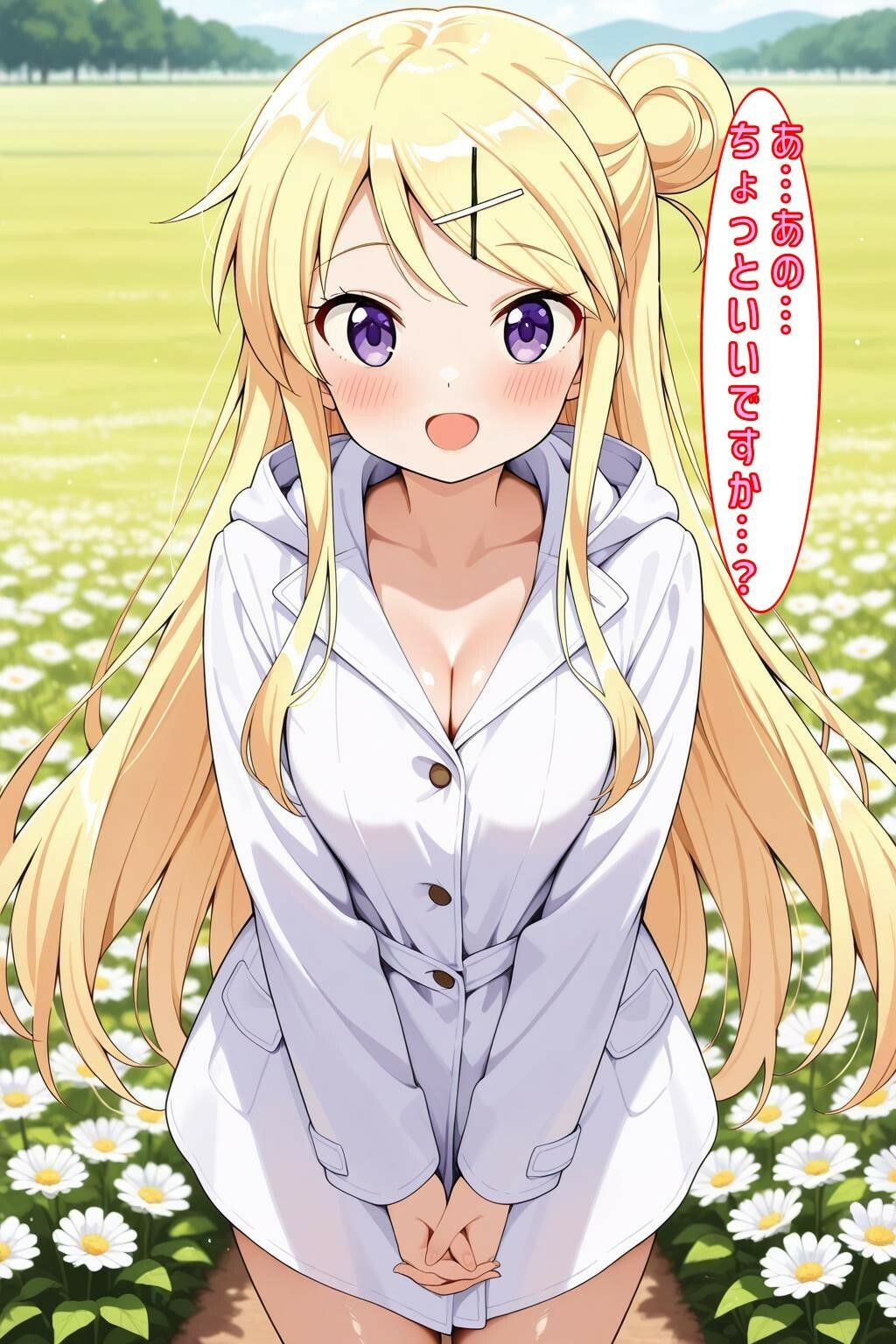 露出に目覚めたかれんちゃん - サンプル画像 2