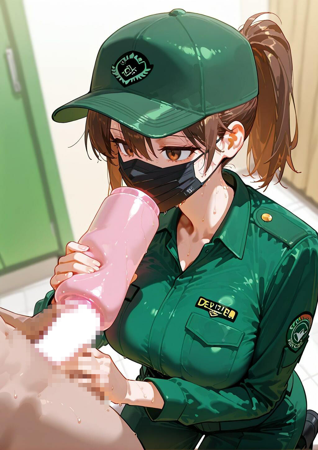 【イラスト集】宅配のお姉さん - サンプル画像 2