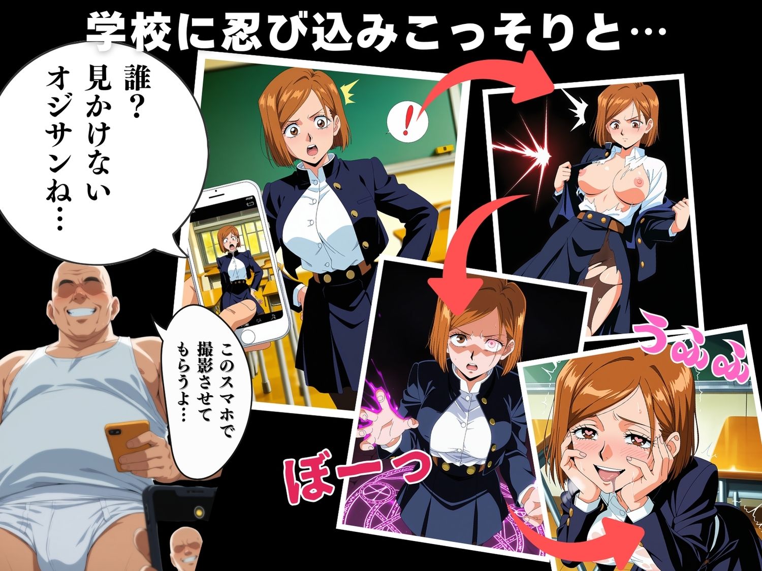 【寝取られ】呪術◯戦  釘崎 野◯薇 - サンプル画像 2