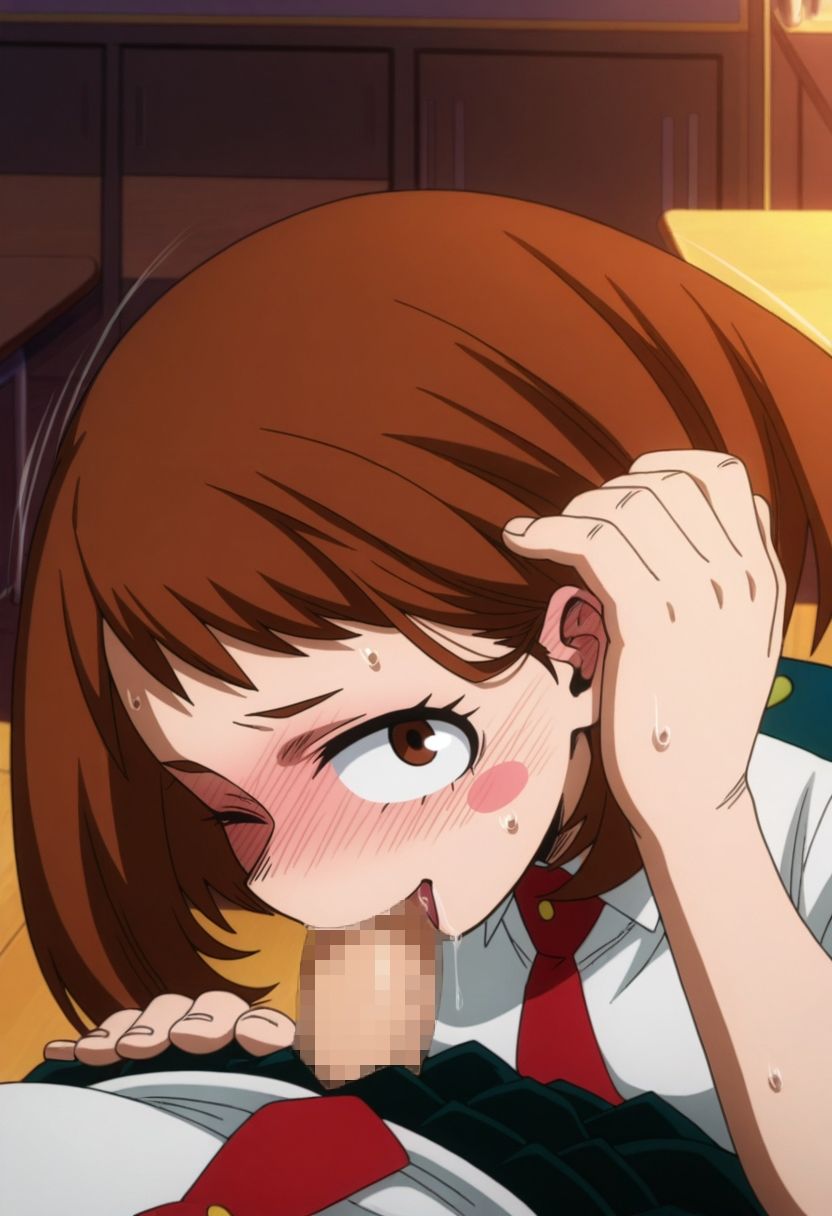 俺たちの性処理担当  -麗日お茶子- - サンプル画像 3