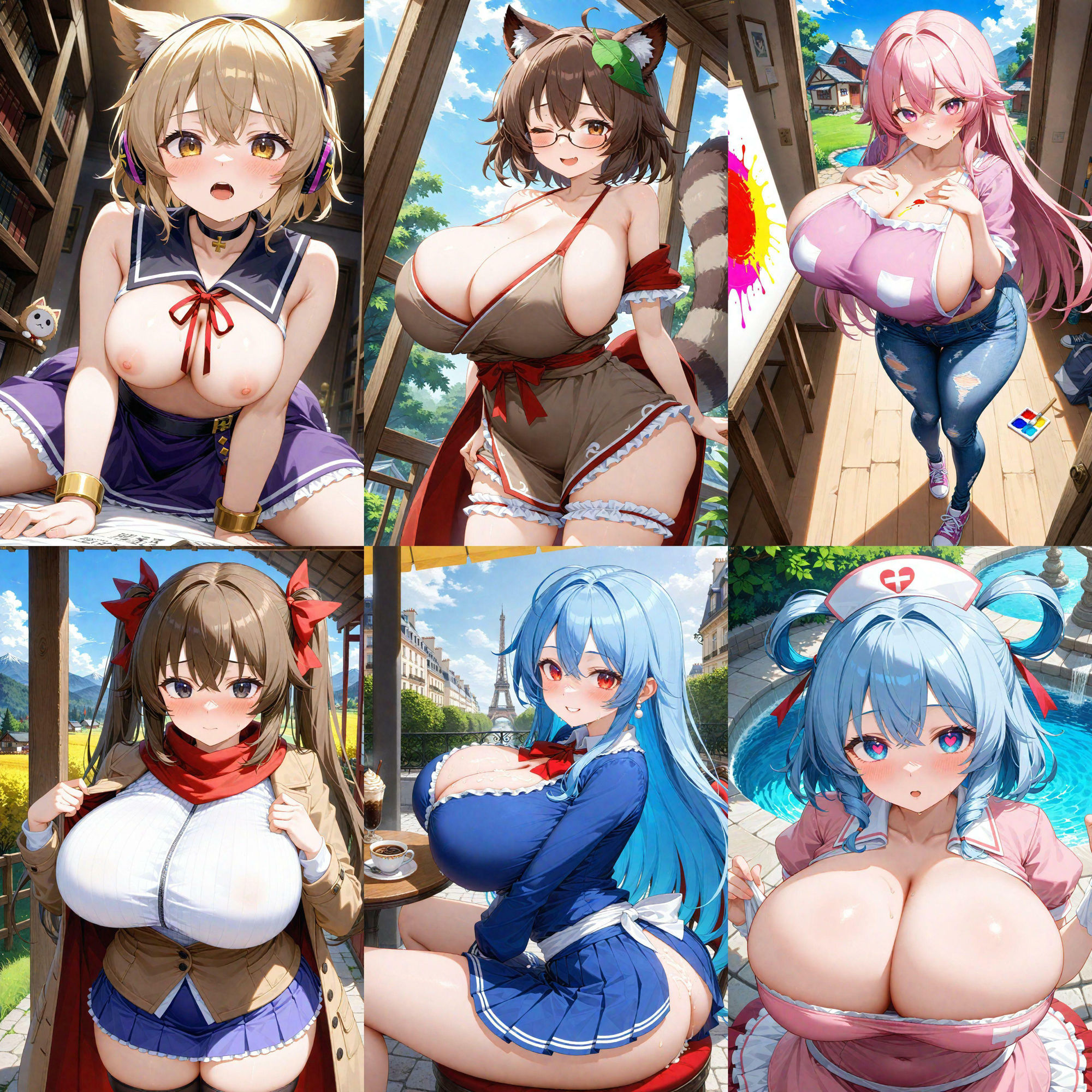 ノーモザイク！東方神霊廟キャラの誘惑 - サンプル画像 2