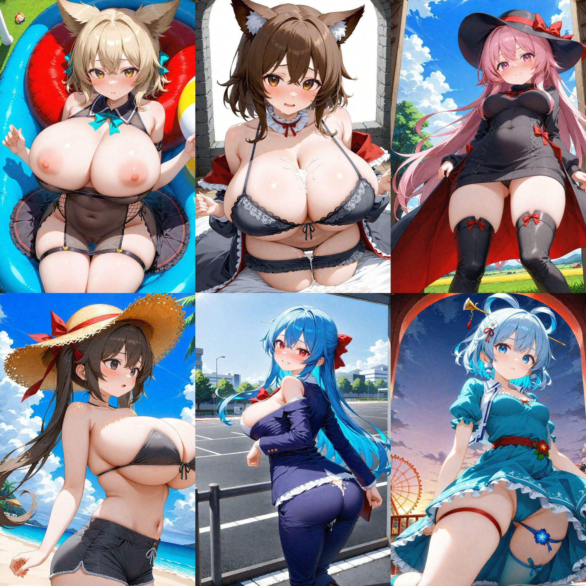 ノーモザイク！東方神霊廟キャラの誘惑 - サンプル画像 5