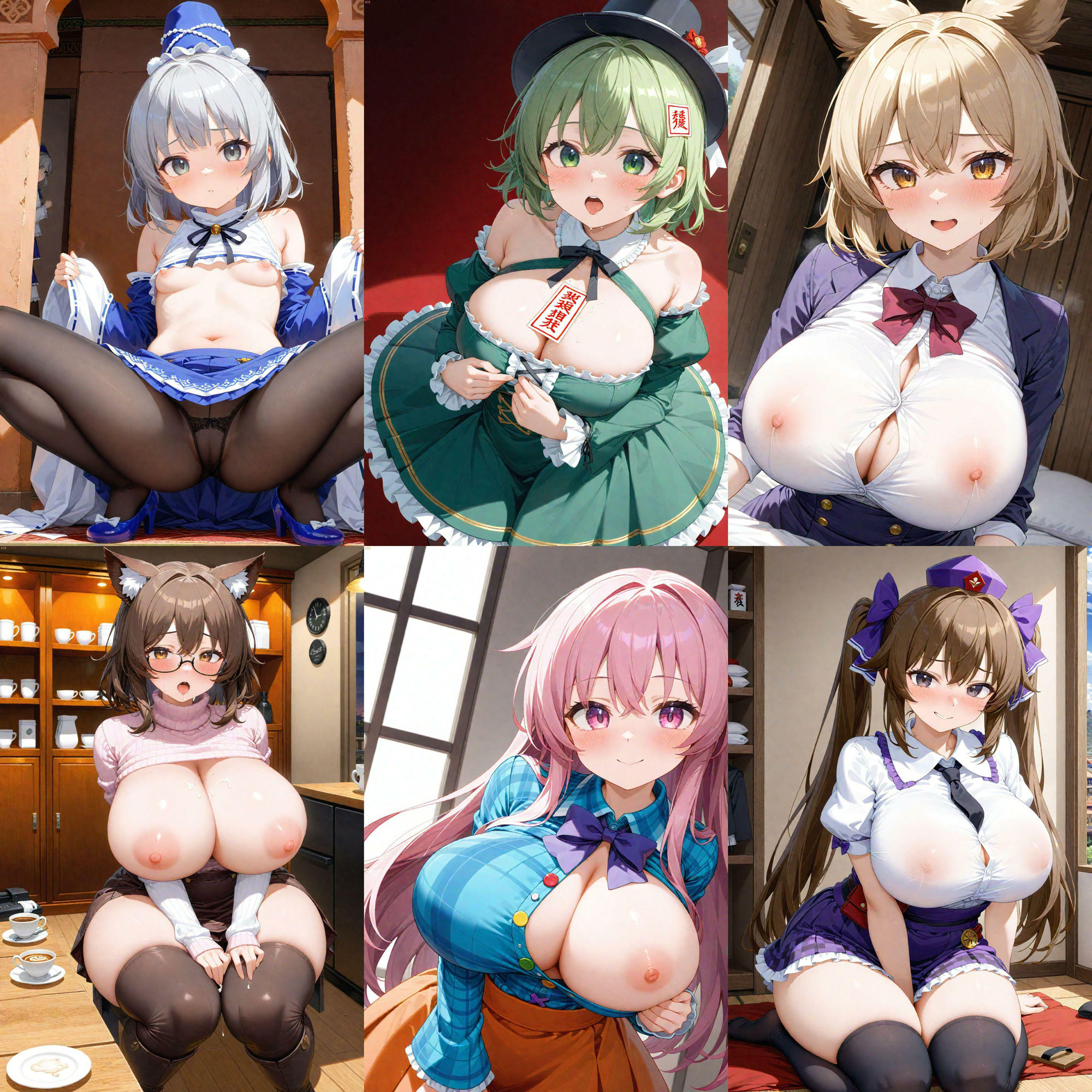 ノーモザイク！東方神霊廟キャラの誘惑 - サンプル画像 9