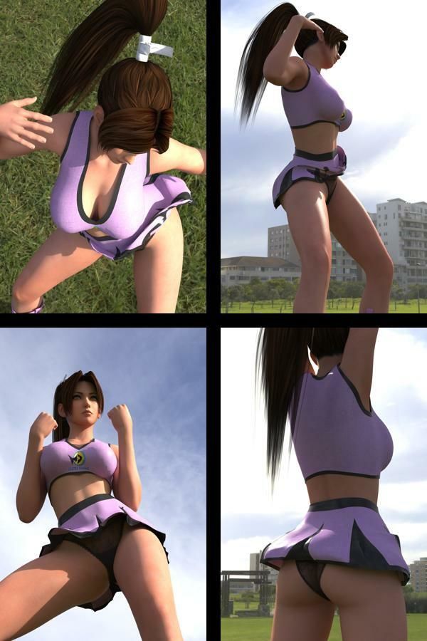 【TD100】元祖セクシー女性格闘家『不知火舞（しらぬいまい）』の写真集SexyNinja-34 - サンプル画像 2