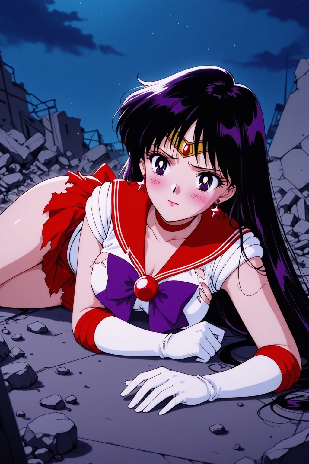 敗北ヒロイン 美少女戦士マーズの陥落 - サンプル画像 2