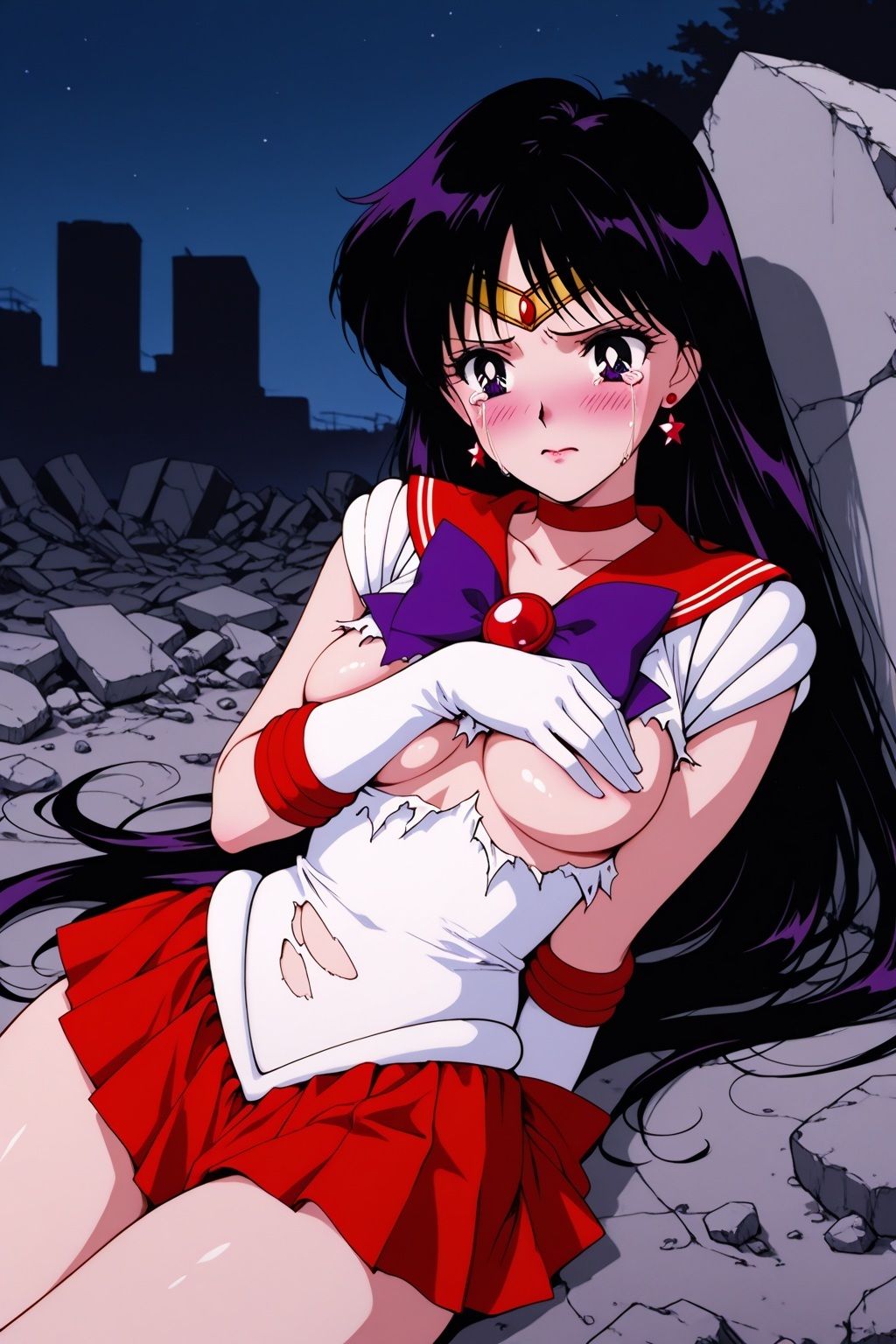 敗北ヒロイン 美少女戦士マーズの陥落 - サンプル画像 5