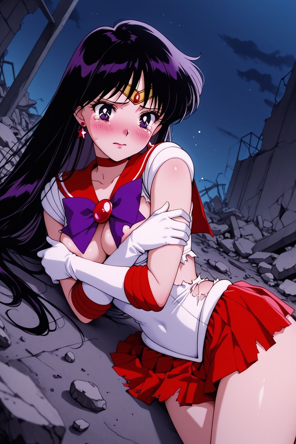 敗北ヒロイン 美少女戦士マーズの陥落 - サンプル画像 6