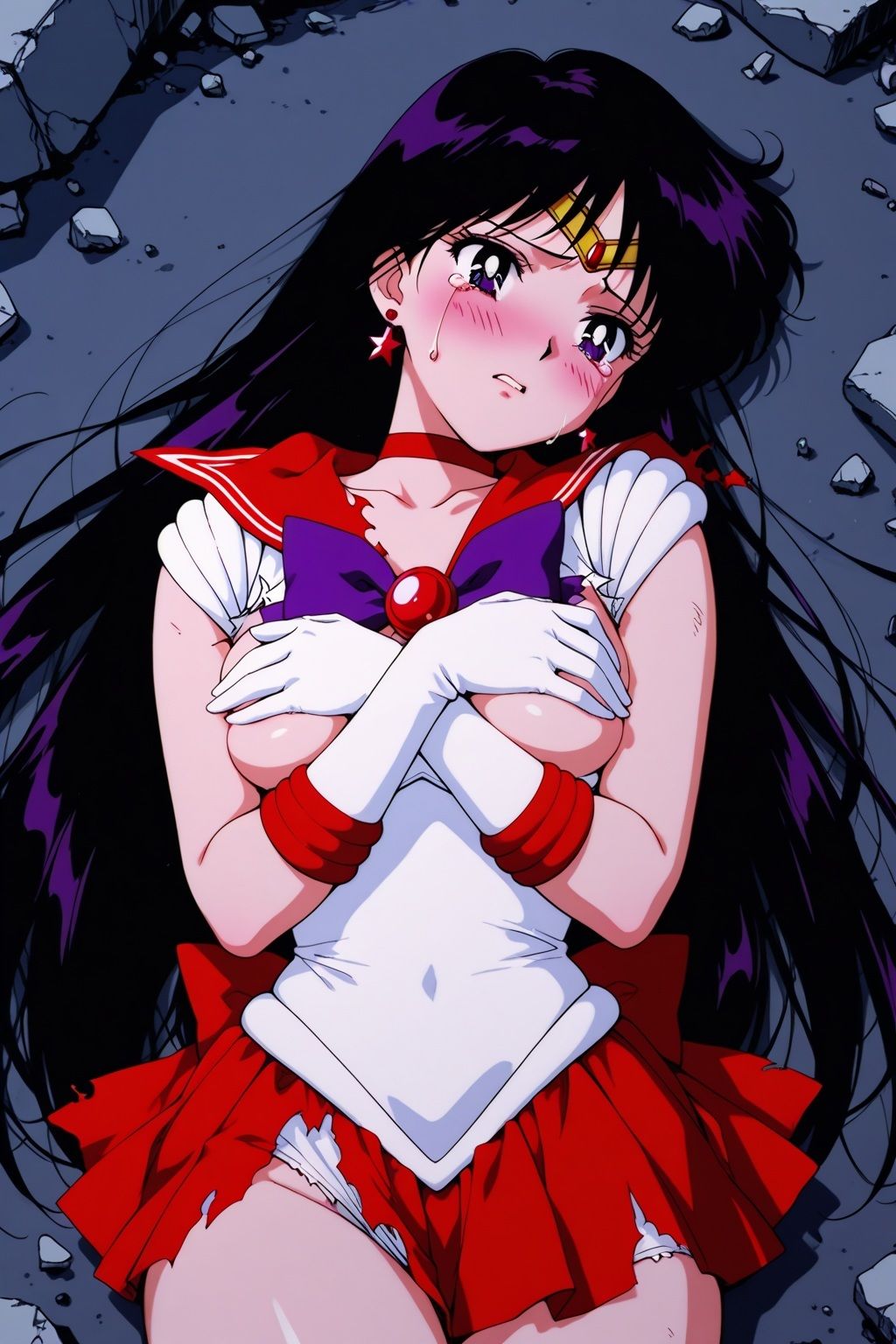 敗北ヒロイン 美少女戦士マーズの陥落 - サンプル画像 7