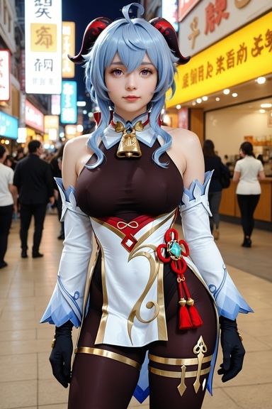 甘◯ えちえちコスプレ - サンプル画像 1