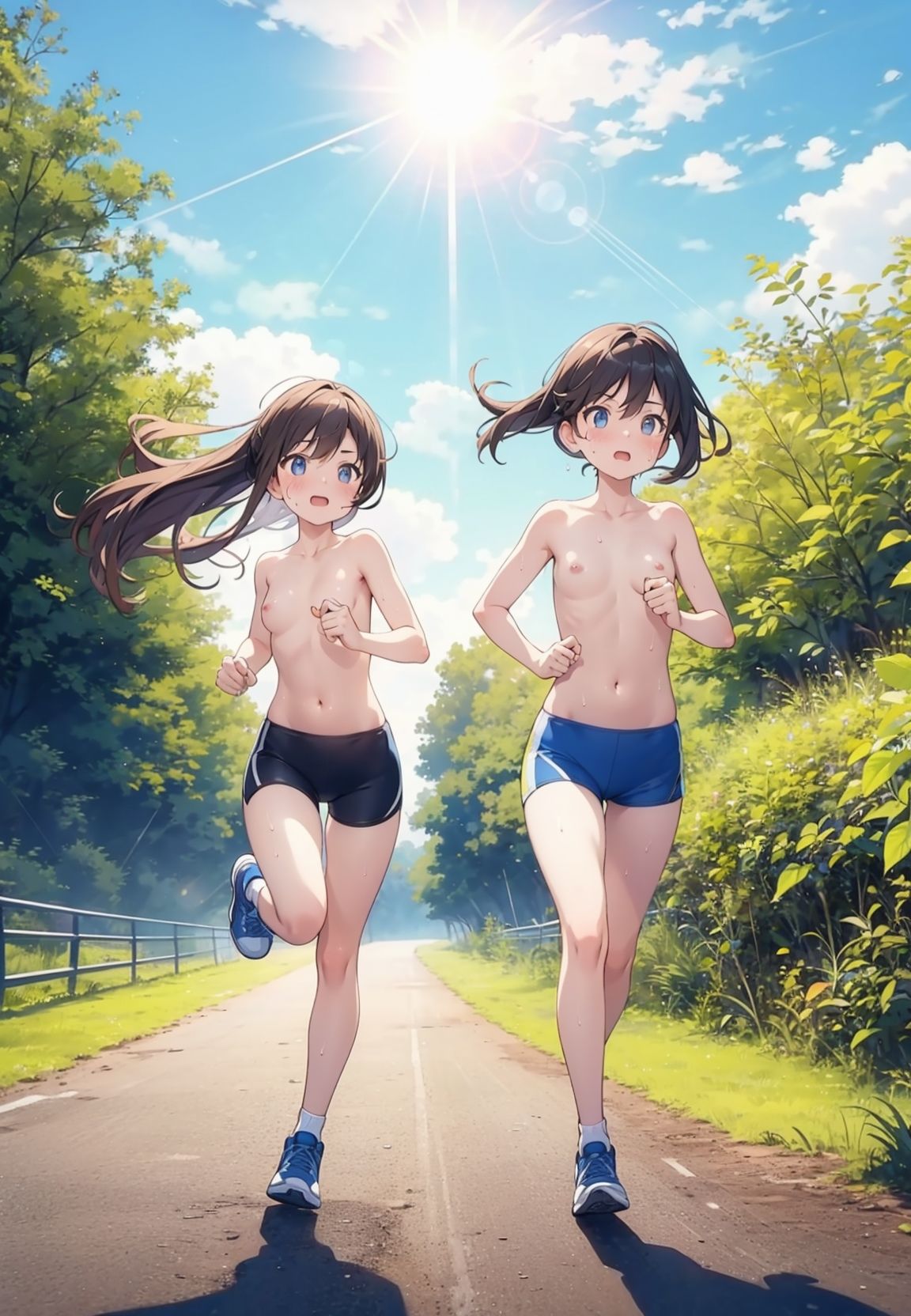 【無料】百合イラスト詰め合わせ〜結婚から幼少期まで〜 - サンプル画像 5