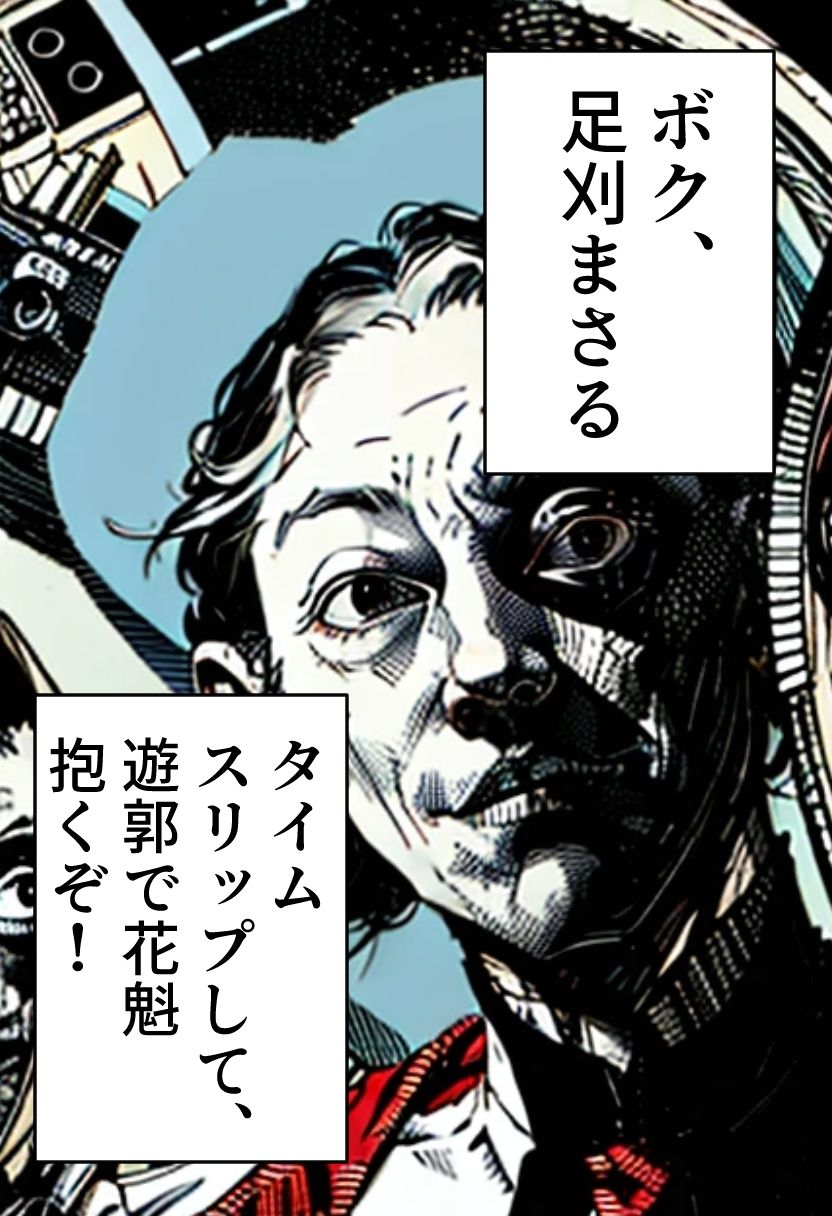 足刈がイク！  花魁編 - サンプル画像 1