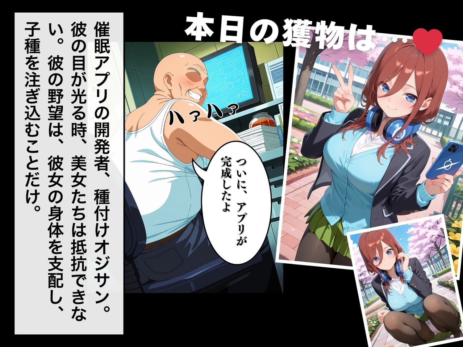 【催●・寝取られ・妊娠】五等分◯花嫁  中野 三◯ - サンプル画像 1