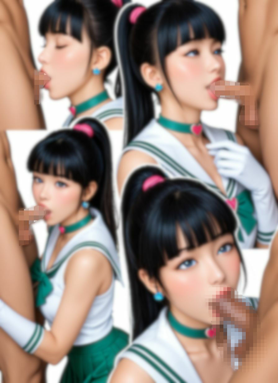 触手と戦うセーラー戦士に中出し - サンプル画像 6
