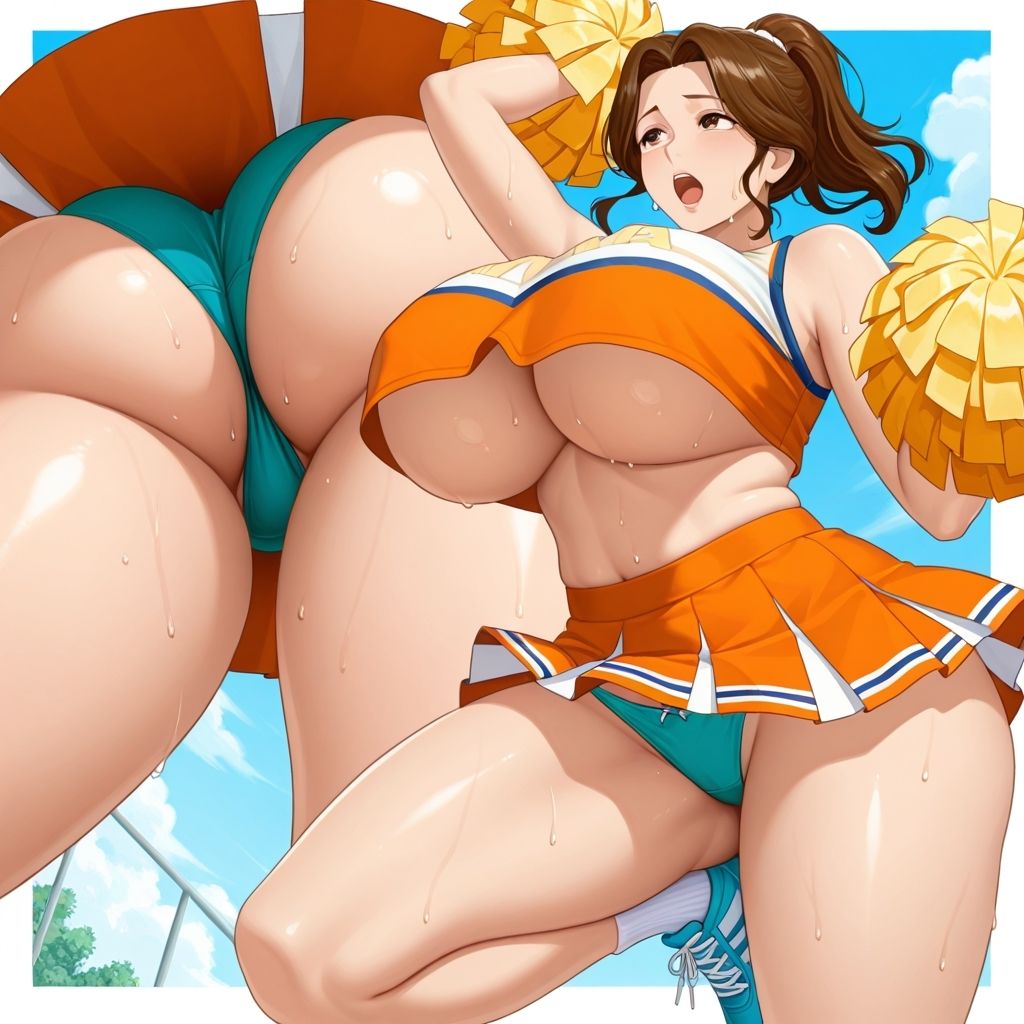 フェチコレVol.74 アンダーウェアを忘れてパンモロしながら応援する爆乳チアガールたち（熟女編）【総枚数250枚】 - サンプル画像 4