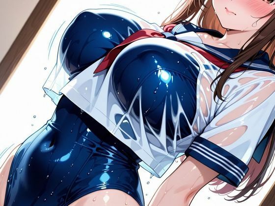 すべすべスク水を破りたい 〜幼なじみの夏、やさしくてちょっと意地悪な誘惑〜 - サンプル画像 4