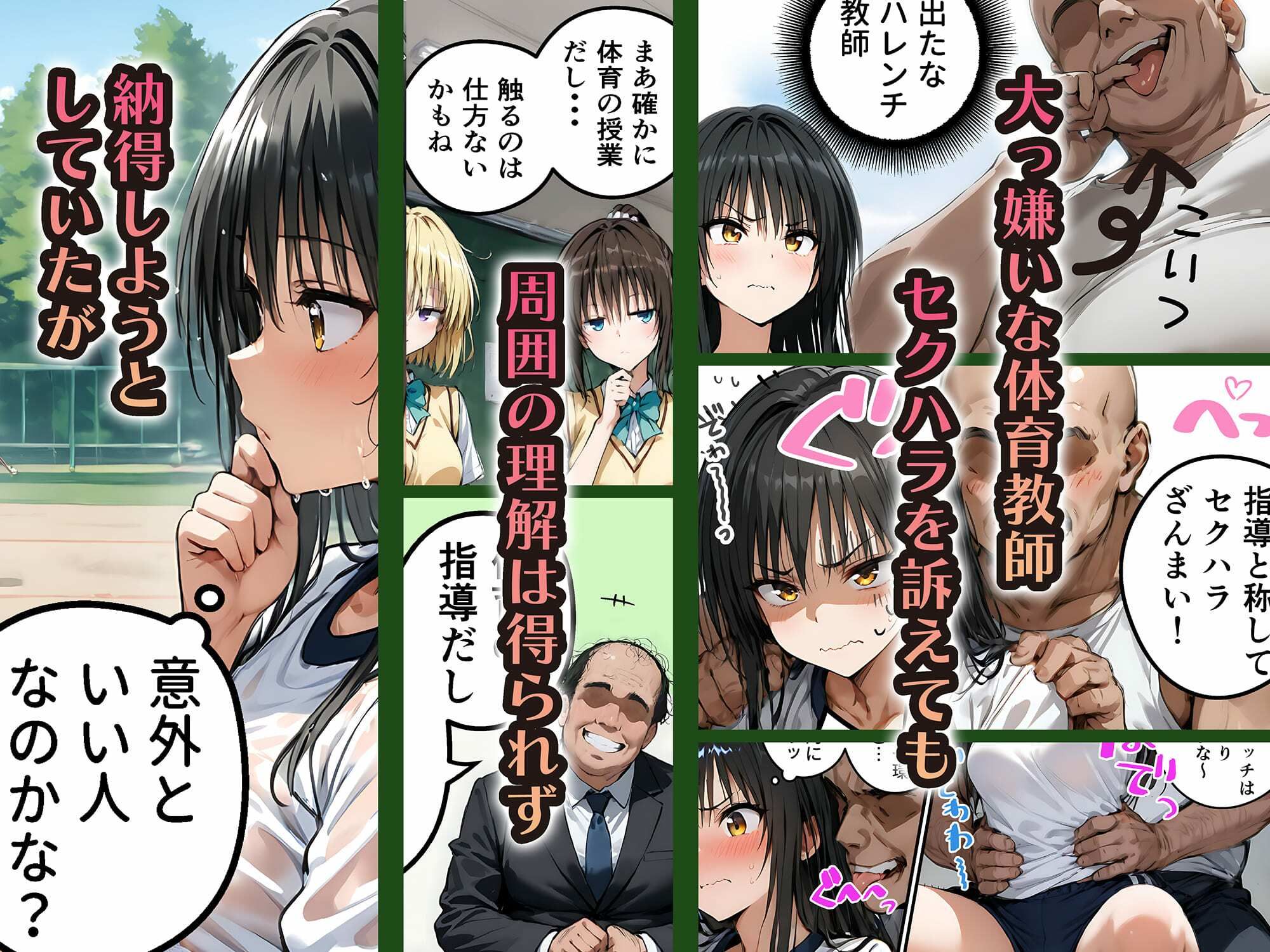 真面目でハレンチ嫌いな古手川唯、教師に堕とされる 〜脅迫からの放課後わからせセックスで快楽堕ち〜 - サンプル画像 1