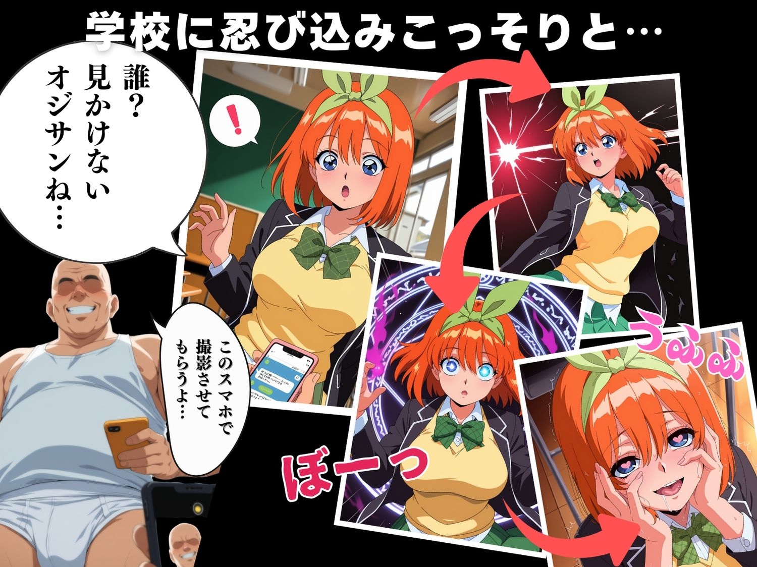 【催●・寝取られ・妊娠】五等分◯花嫁  中野 四◯ - サンプル画像 2