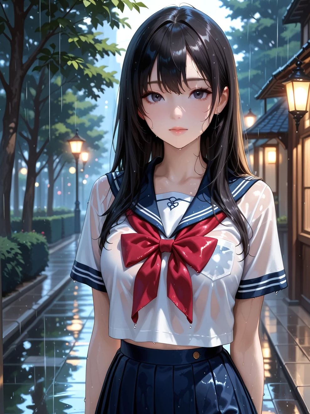 雨宿り場所、おじラブ注意報 - サンプル画像 2