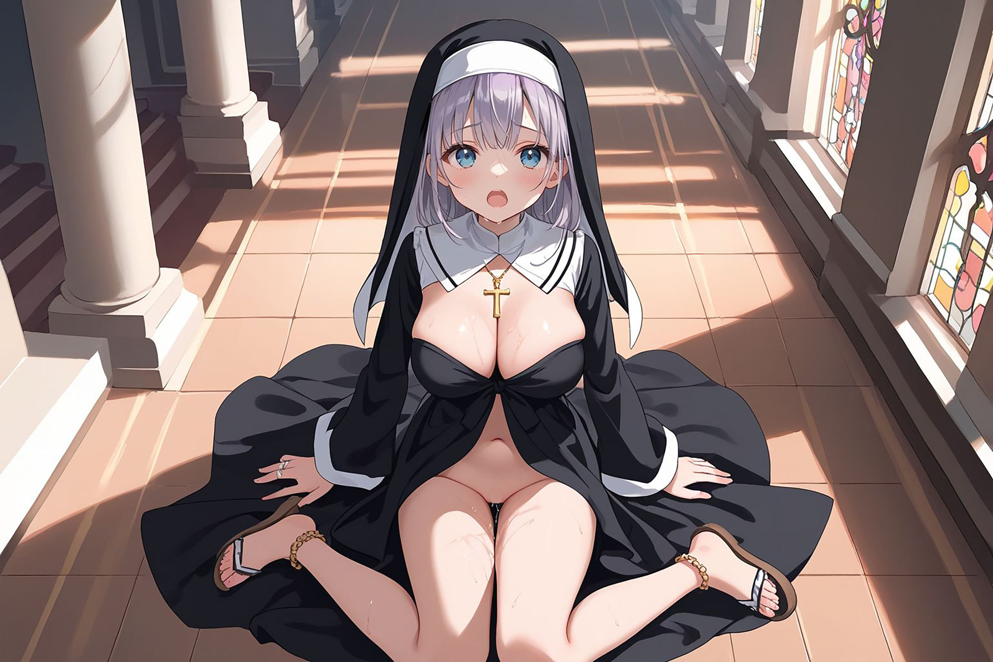 奉仕学園〜学園の可愛いギャルとヤリまくり生活！！〜シスター編vol.3〜 【CG500枚】 - サンプル画像 7