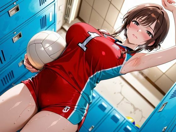 ブルマが光る新妻だけのママさんバレー 〜打ち込まれるスパイク、溢れる体液編〜【500枚】 - サンプル画像 3