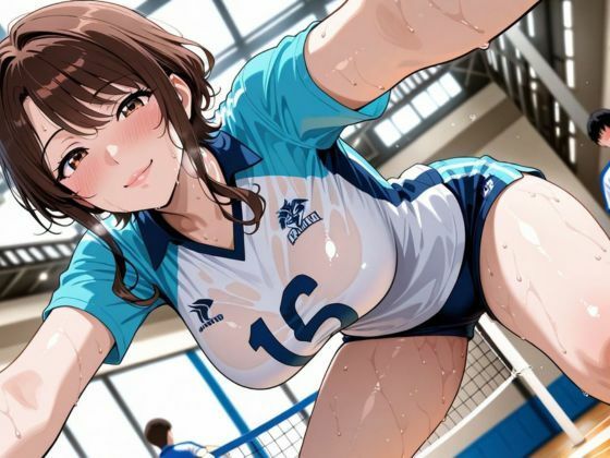 ブルマが光る新妻だけのママさんバレー 〜打ち込まれるスパイク、溢れる体液編〜【500枚】 - サンプル画像 5