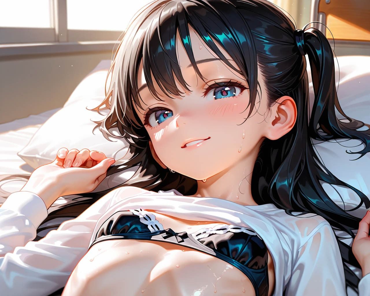 貧乳図鑑〜貧乳少女とイチャラブセックス〜 - サンプル画像 6