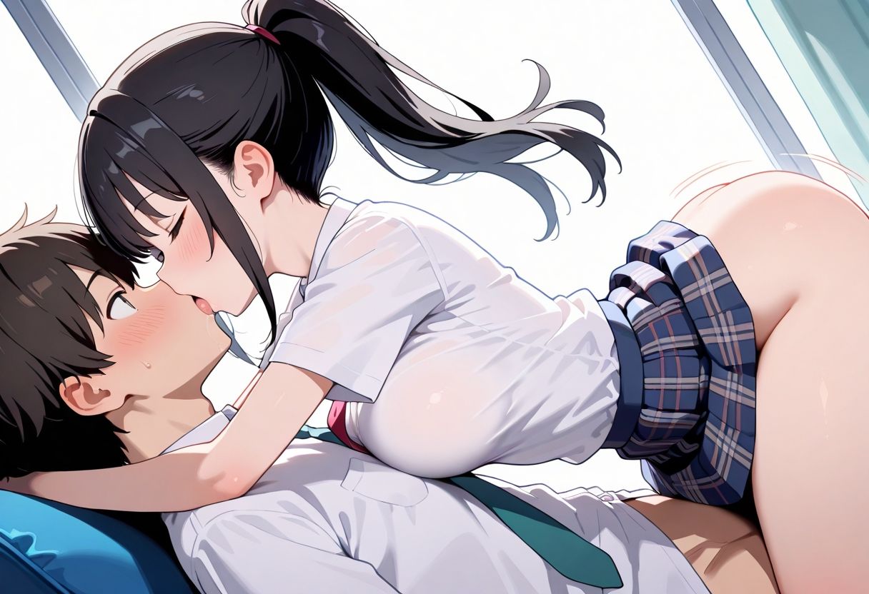 女子校生  串刺し輪〇 - サンプル画像 2