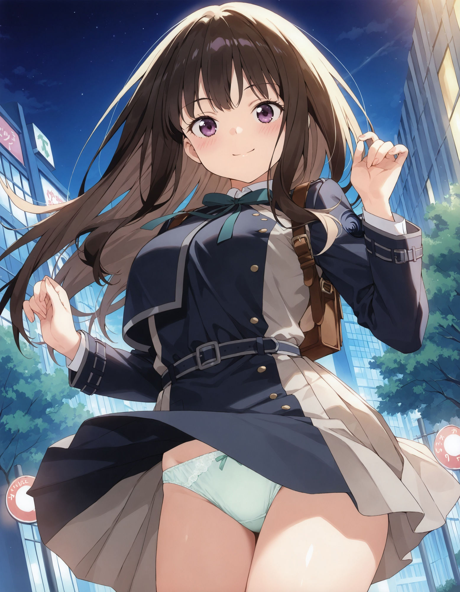 井ノ〇たきなのパンチラ〜リ〇リス服編〜 - サンプル画像 1