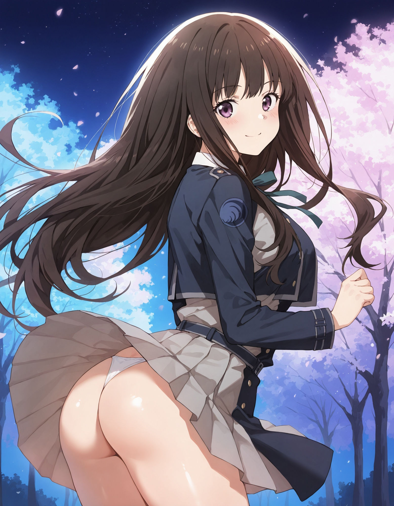 井ノ〇たきなのパンチラ〜リ〇リス服編〜 - サンプル画像 3