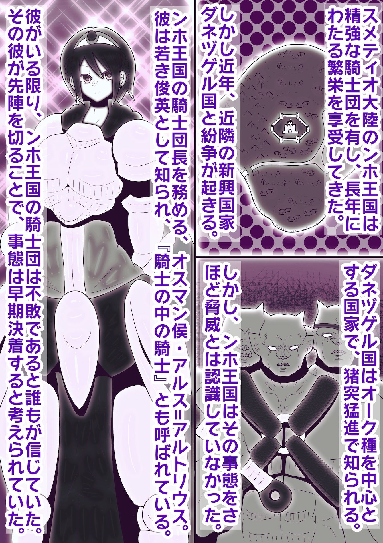 騎士団長メス堕ち†花嫁にされた騎士団† - サンプル画像 1