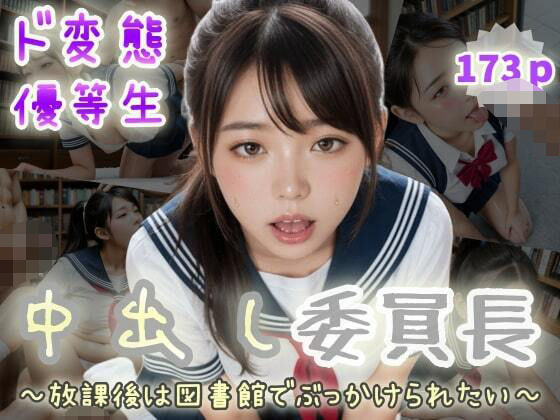 【ド変態優等生】中出し委員長〜放課後は図書館でぶっかけられたい〜