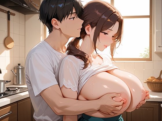 嫁に搾乳の仕方を教えてる先輩ママさんのおっぱいに発情しちゃった - サンプル画像 8
