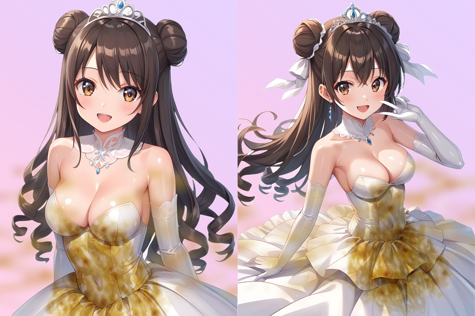 ウェディングドレスに精液＆おしっこぶっかけ - サンプル画像 9