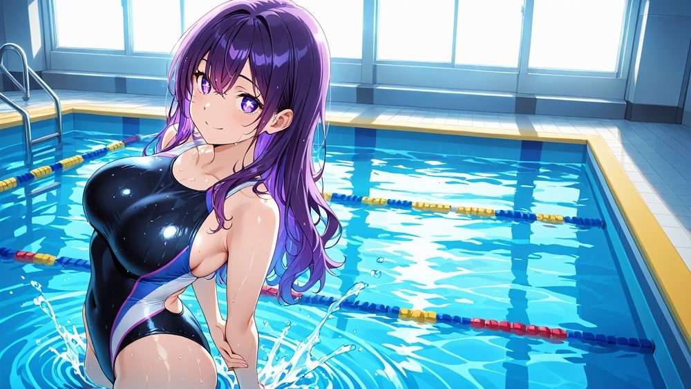 美少女水泳選手が新人コーチと中出し個人レッスン【4K】 - サンプル画像 4