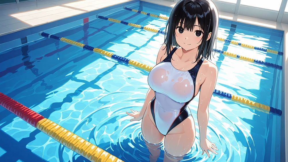 美少女水泳選手が新人コーチと中出し個人レッスン【4K】 - サンプル画像 5