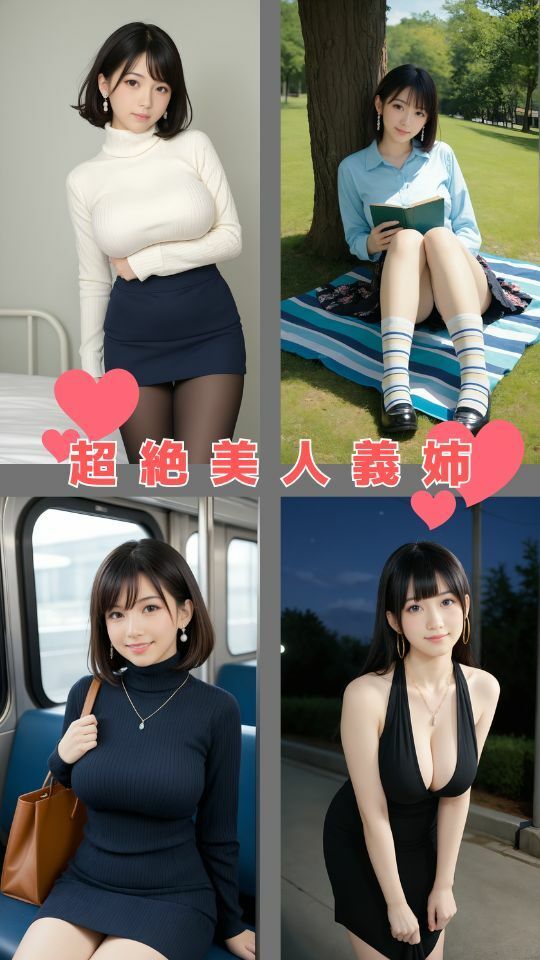 密着撮影！巨乳義姉の止まらない誘惑 - サンプル画像 1