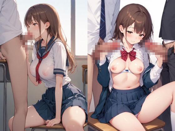 ターゲットは巨乳生徒！性感調教で校則違反を性教育 - サンプル画像 10