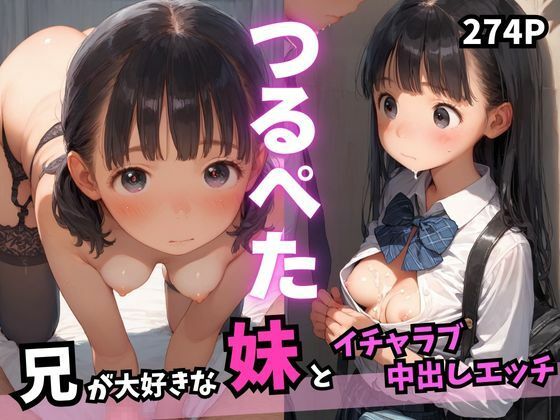 兄が大好きなつるぺた妹とイチャラブ中出しエッチ