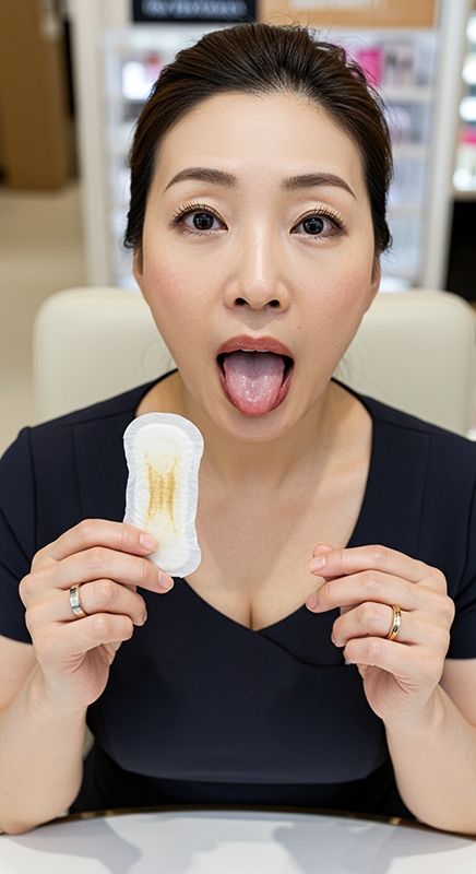 【おかず専用】妄想美魔女〜人妻美容部員の汚れ〜 - サンプル画像 1