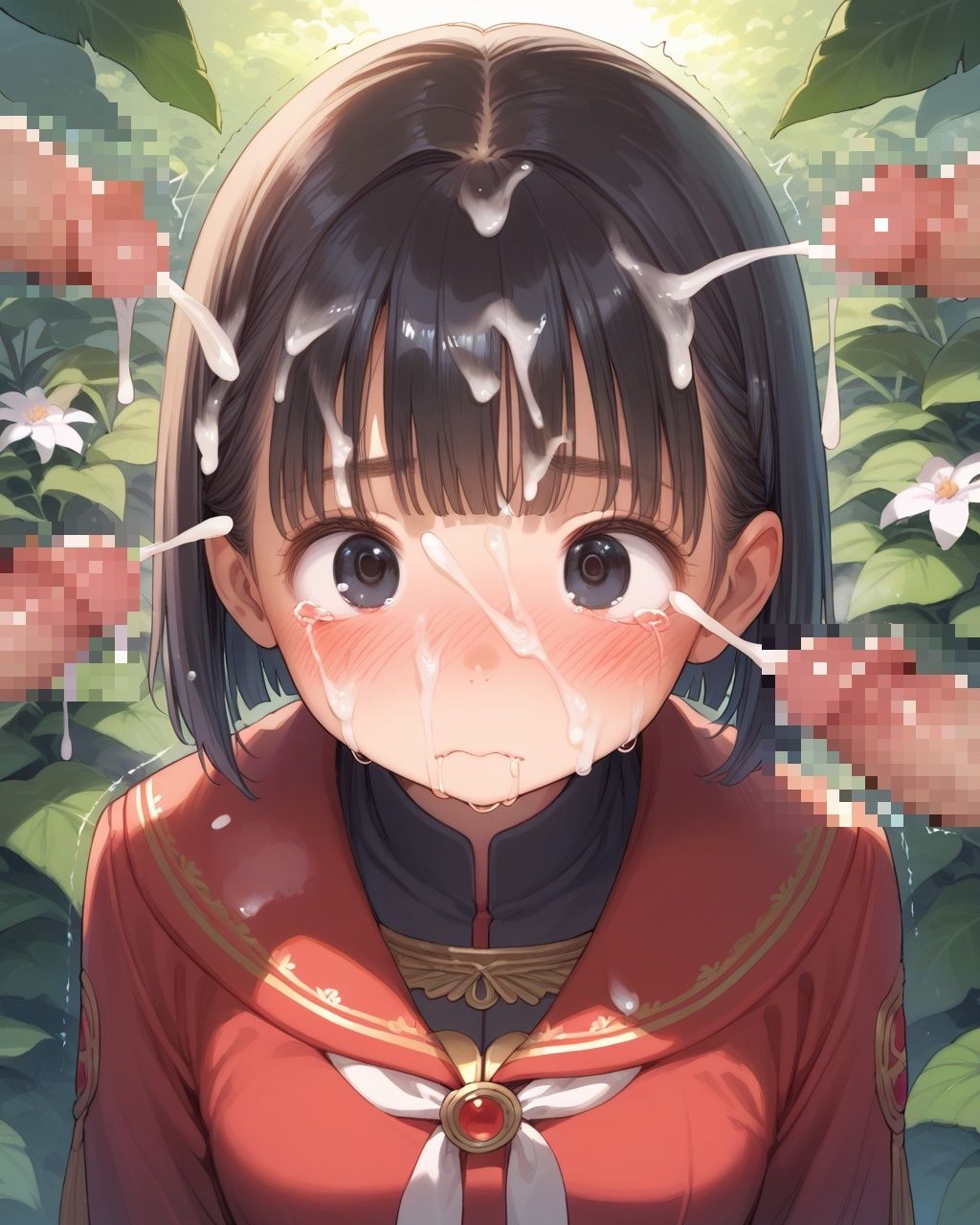 つるぺたロリ少女が無垢な笑顔でパンツをめくり上げて誘惑してきたので、濃厚な快楽に溺れさせて完全に堕ちさせた - サンプル画像 7