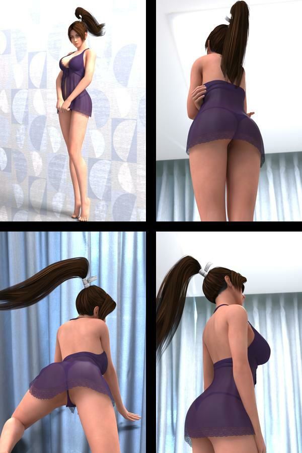 【TD100】元祖セクシー女性格闘家『不知火舞（しらぬいまい）』の写真集SexyNinja-36 - サンプル画像 2