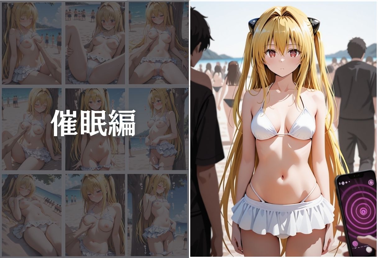 催●ビーチ〜金色の闇編〜 - サンプル画像 5