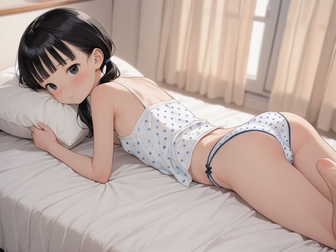 むくらみかけのちっぱい少女にゴムなし中出しエッチ - サンプル画像 2