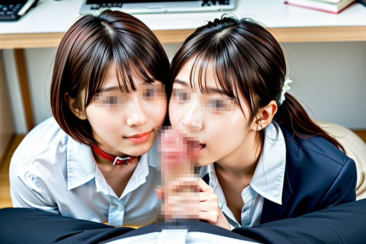 仕事中にOLに咥えさせて精液ぶちまけた話 - サンプル画像 1